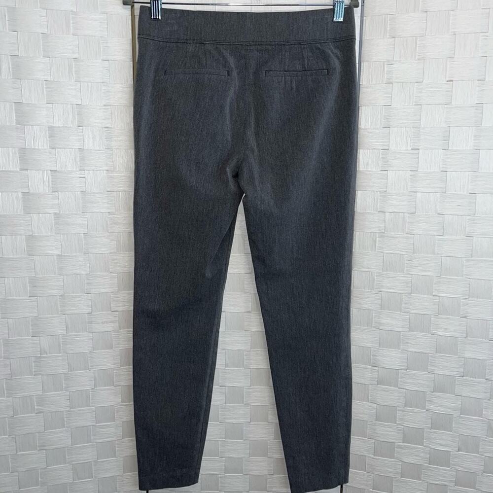 Talbots Women’s Pull On Skinny Ankle Pants Size 4 Grey Gray Classic Slim Fit - Picture 2 of 7
